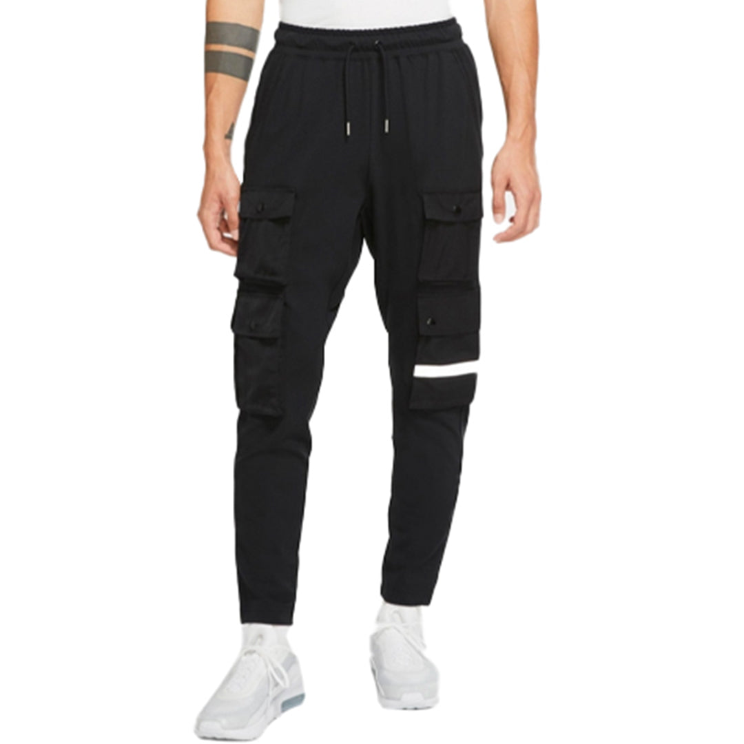 Nike Cargo Pocket Knit Sports Long Pants Asia Sizing 'Black' DB3612-010