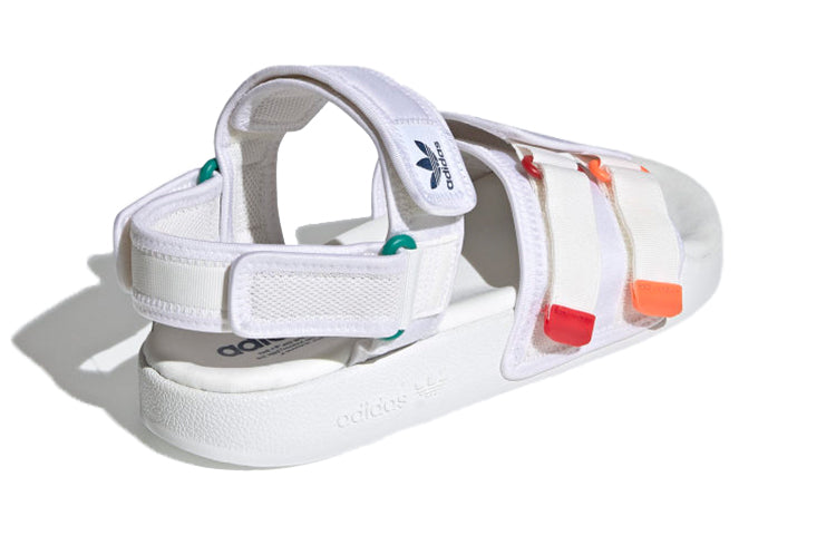 adidas Adilette Sandal 4.0 'White Scarlet True Orange' GZ8828