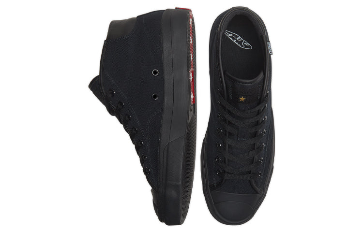 Converse Alexis Sablone x Jack Purcell Pro Mid 'Black Enamel Red' 168793C