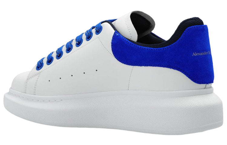 (WMNS) Alexander McQueen Oversized Sneakers 'White Blue' 697103WICYA8823