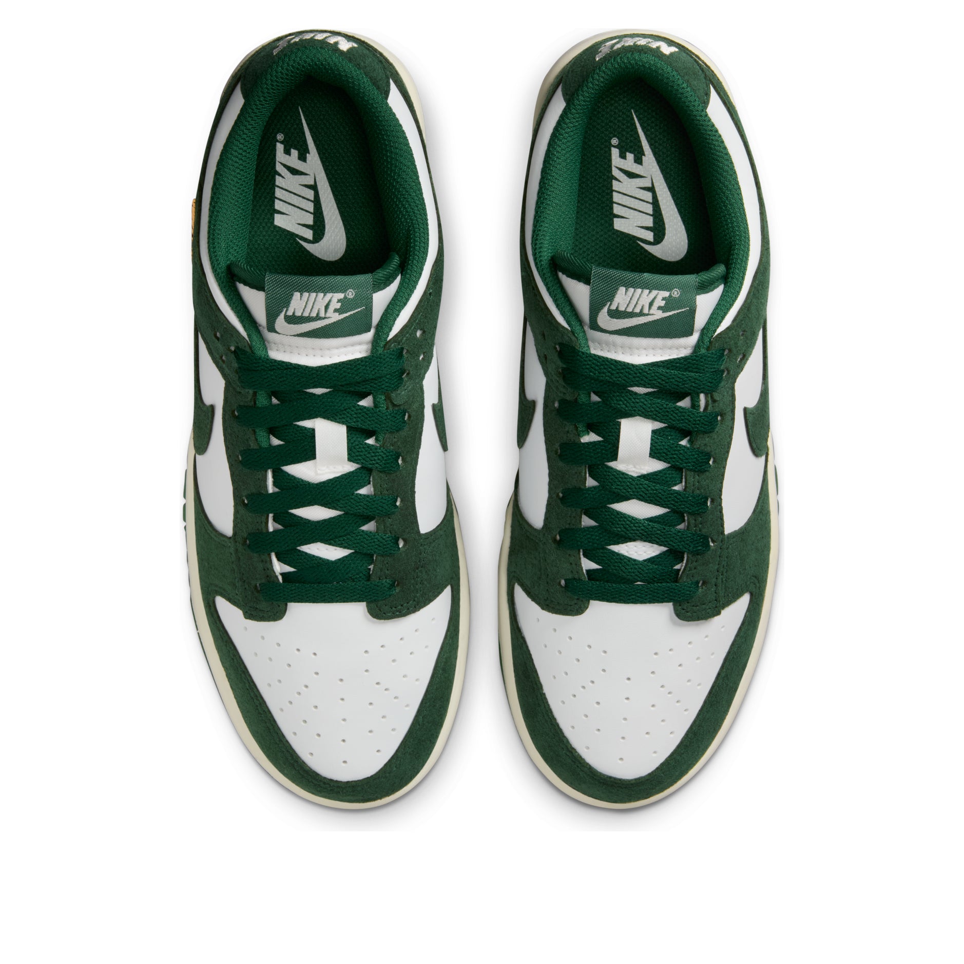 (WMNS) Nike Dunk Low 'Gorge Green Gold Mini Swoosh' IB4417-100