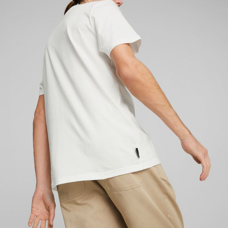 PUMA Graphic Melted Cat T-Shirt 'White' 622554-02