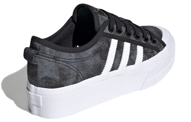 (WMNS) adidas Nizza Platform 'Black Grey White' FY5240