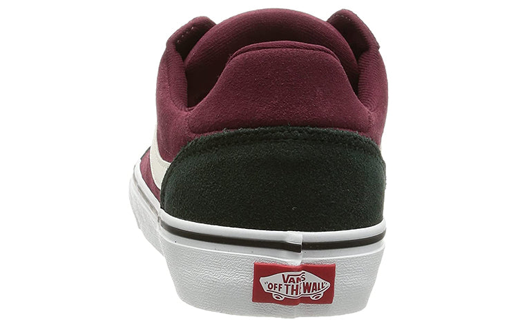 Vans Ward Deluxe Casual Skateboarding Shoes Red Green VN0A3WLH9B9