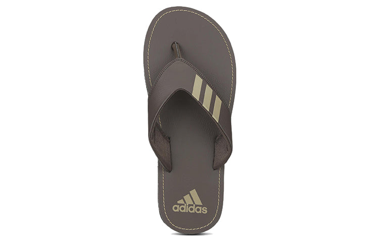 adidas Coset II Slippers 'Brown Yellow' EX2336