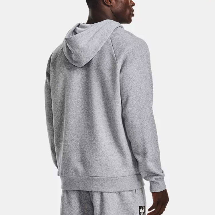 Under Armour Rival Fleece Graphic Hoodie 'Grey' 1370349-011