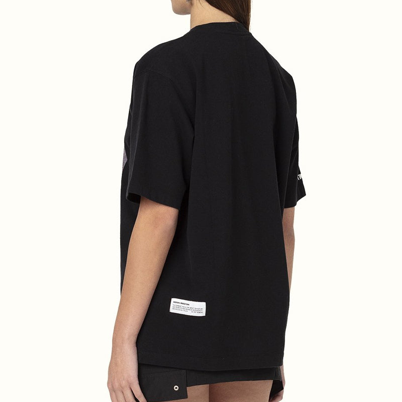 HERON PRESTON Heron Printing Short Sleeve Unisex Black HWAA018E20JER0011030