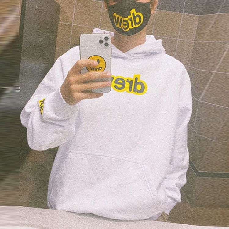 Drew House Secret Alphabet Logo Long Sleeves Unisex White DR-SS20-008