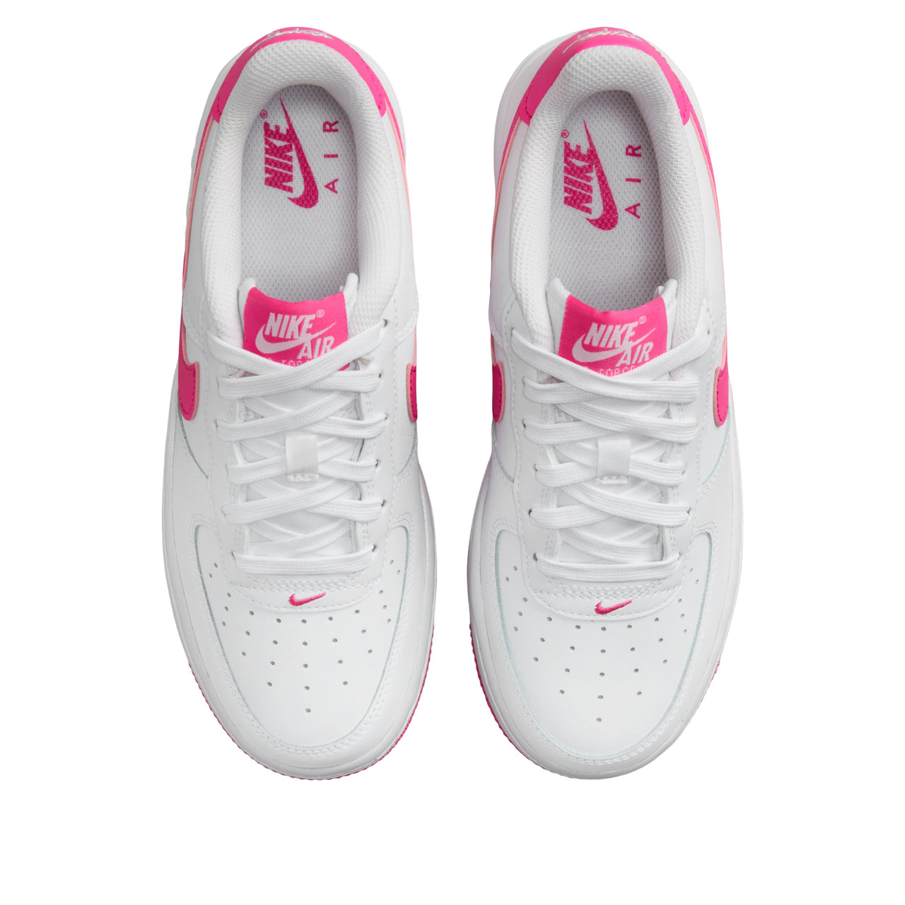 (GS) Nike Air Force 1 'White Laser Fuchsia' FV5948-102