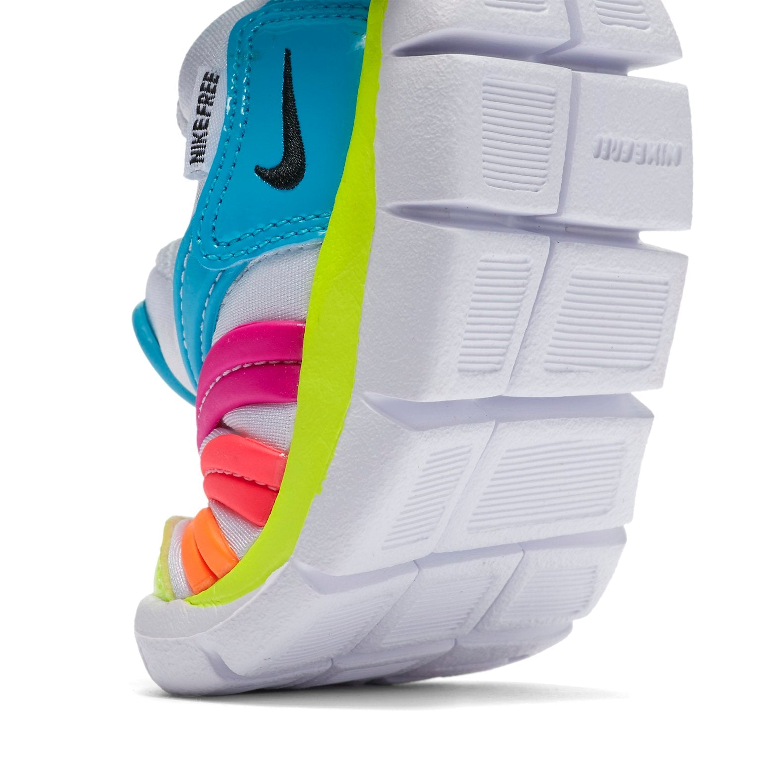(TD) Nike Dynamo Free Low-Top Running Shoes White/Blue 343938-418