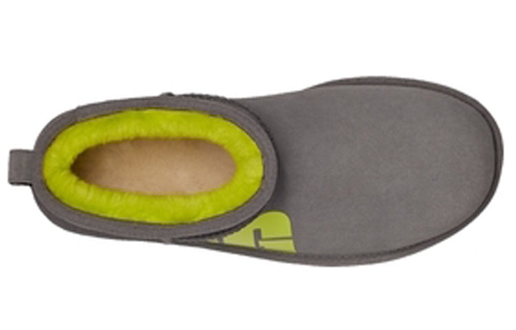(WMNS) UGG Classic Ultra Mini Broken Logo 'Grey Green' 1126373-CKLM