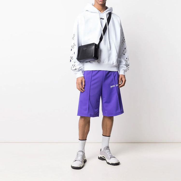 Off-White Arrow Printed Hooded sweater Men White OMBB037S20E300030188