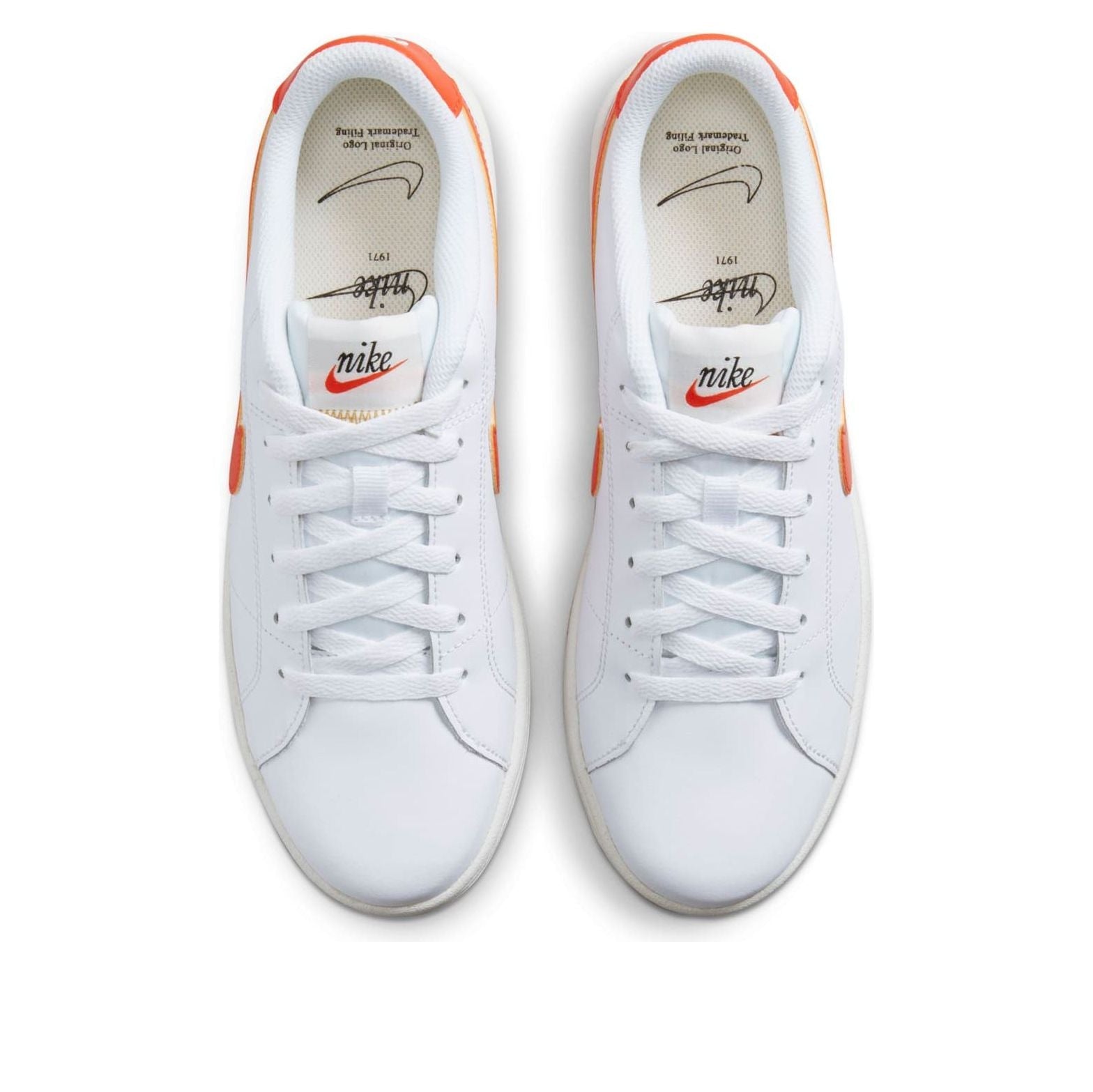 (WMNS) Nike Court Royale 2 'White Orange' DJ2006-100