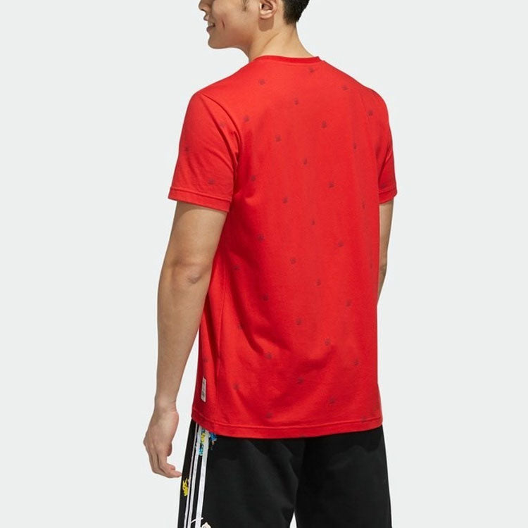 adidas neo x Pokmon Crossover Series Sports Short Sleeve Red FM0314