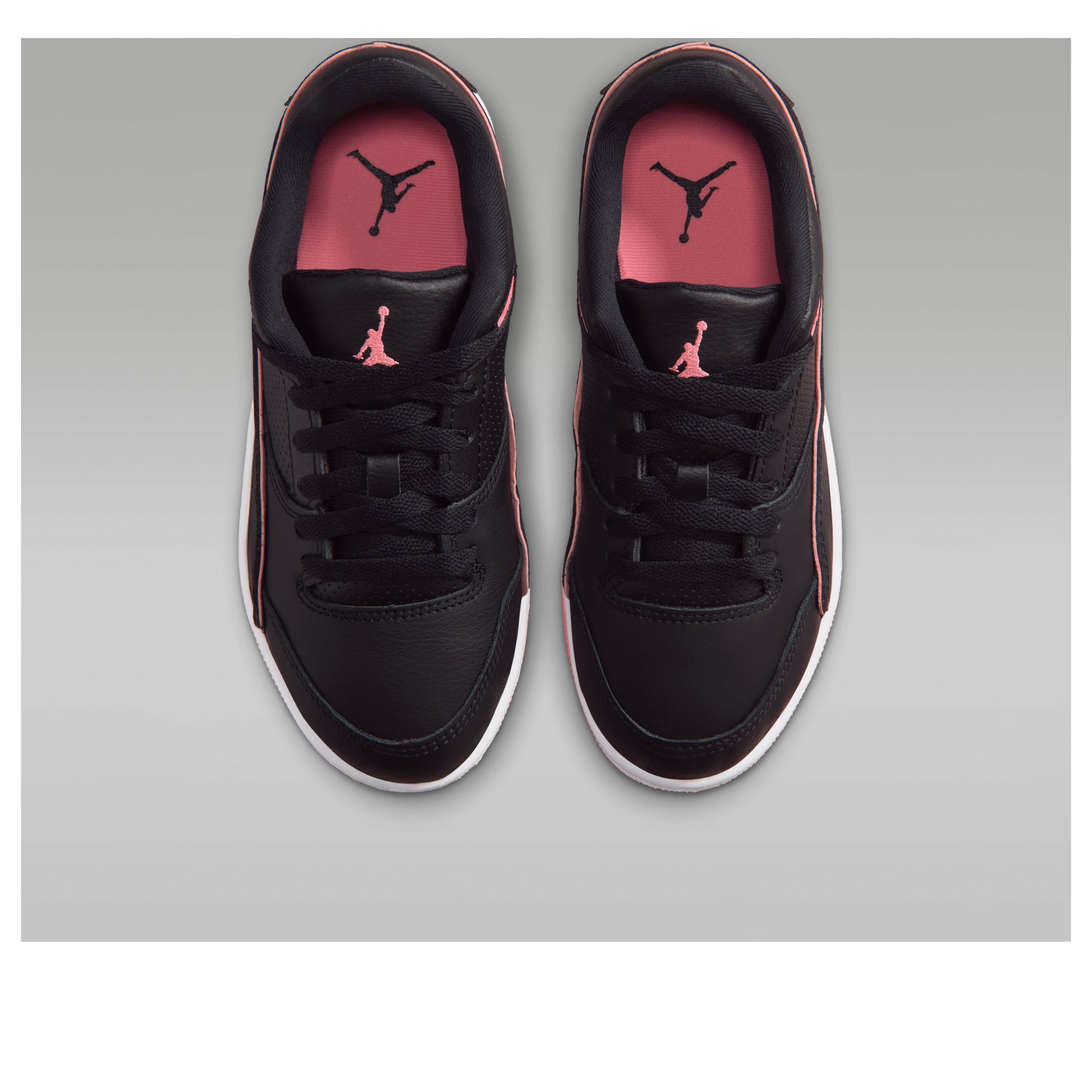 (GS) Air Jordan Flight Court 'Black Pink Gaze' HF3333-009