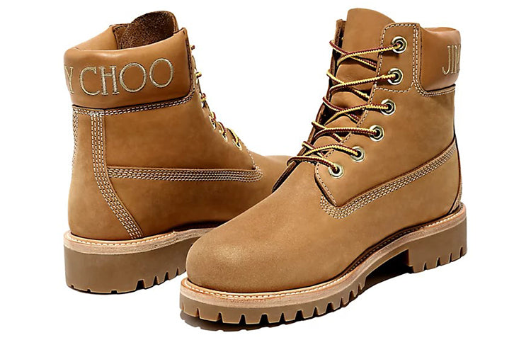 (WMNS) Timberland x Jimmy Choo 6 Inch Premium Boot 'Wheat Glitter' A2EUZ