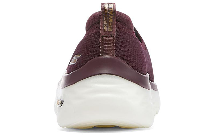 (WMNS) Skechers Go Walk Hyper Burst 'Wine Red' 124584-BURG