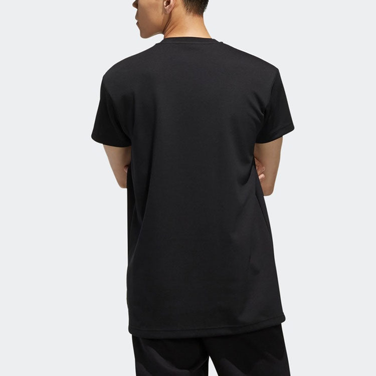 adidas neo x Crossover White Casual Sports Short Sleeve Black FR7982