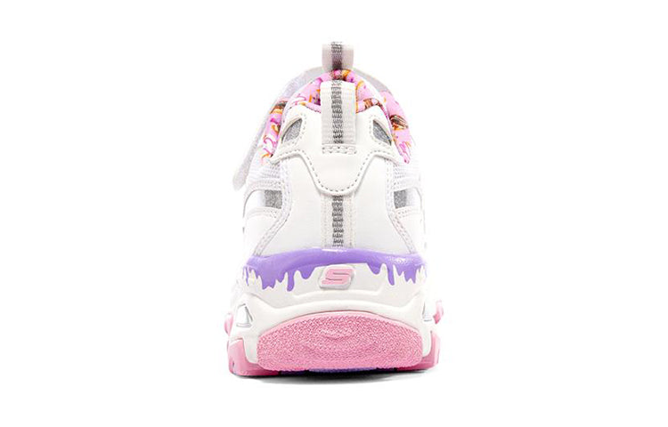 (GS) Skechers D'lites 'White Multicolor' 302575L-WMLT