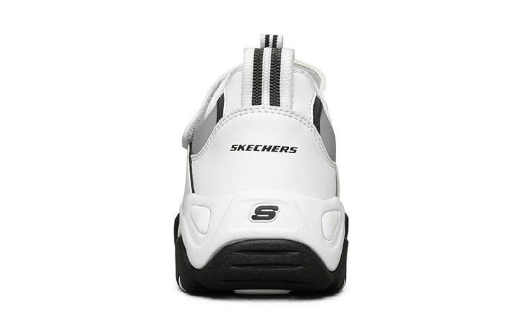 (GS) Skechers D lites 2.0 Casual Running Shoes KIDS White 660075L-WBK