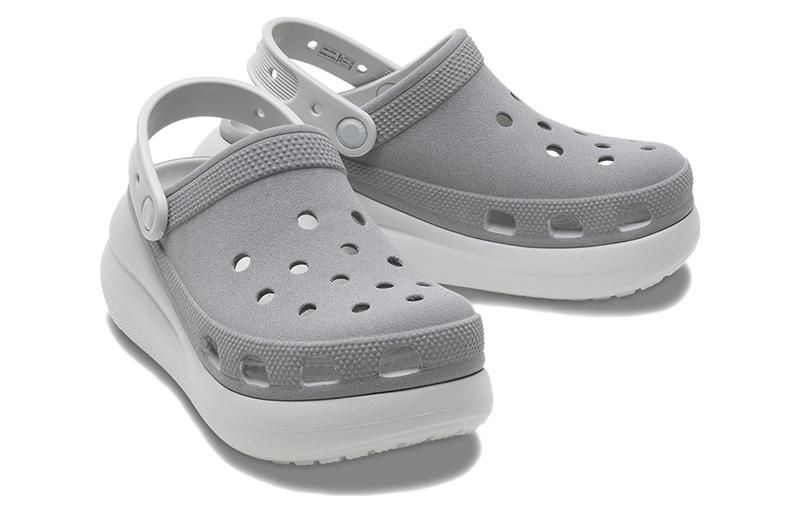 (WMNS) Crocs Crush Reflective Clogs 'Grey White' 209209-1LP