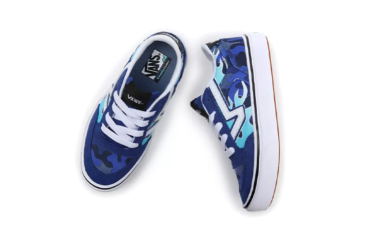 (PS) Vans Camo Flame Lowland Comfycush 'Blue White Black' VN0A5KRMABW