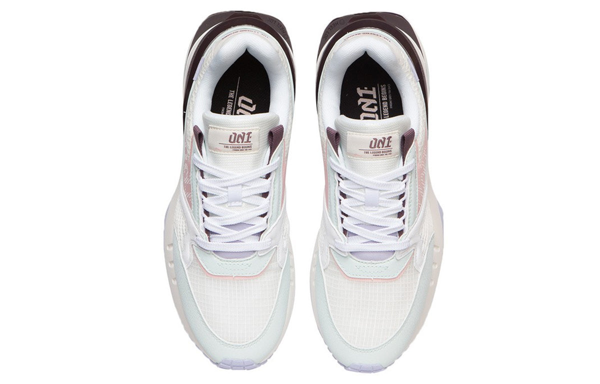 (WMNS) Li-Ning 001 Newborn 'White Wan Blue' AGCR184-2