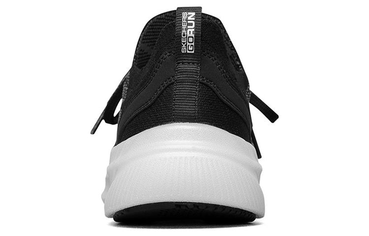 (WMNS) Skechers Go Run Hyper Burst Low-Top Black/White 128097-BKW