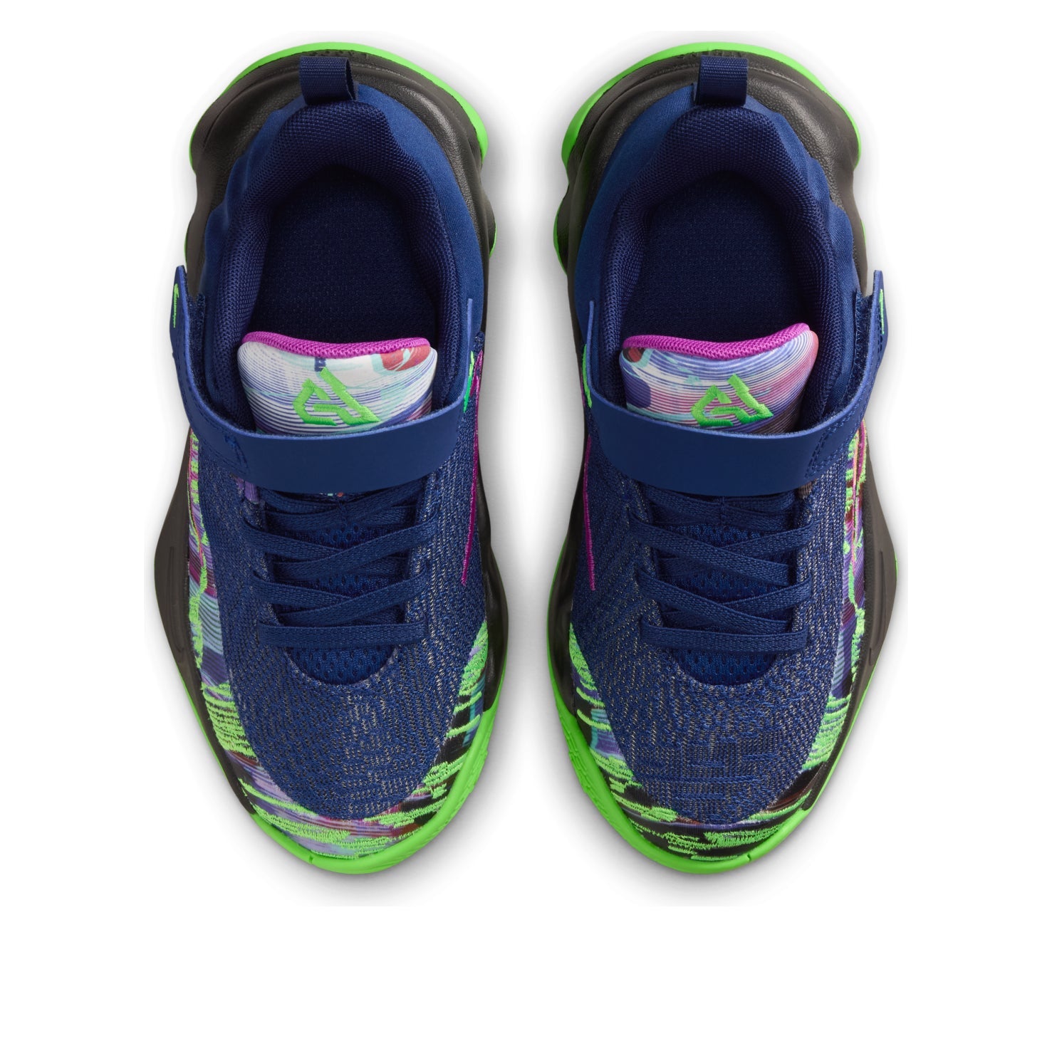 (PS) Nike Giannis Immortality 4 'Space Blue Impact Green Bright Purple Black' II0660-400