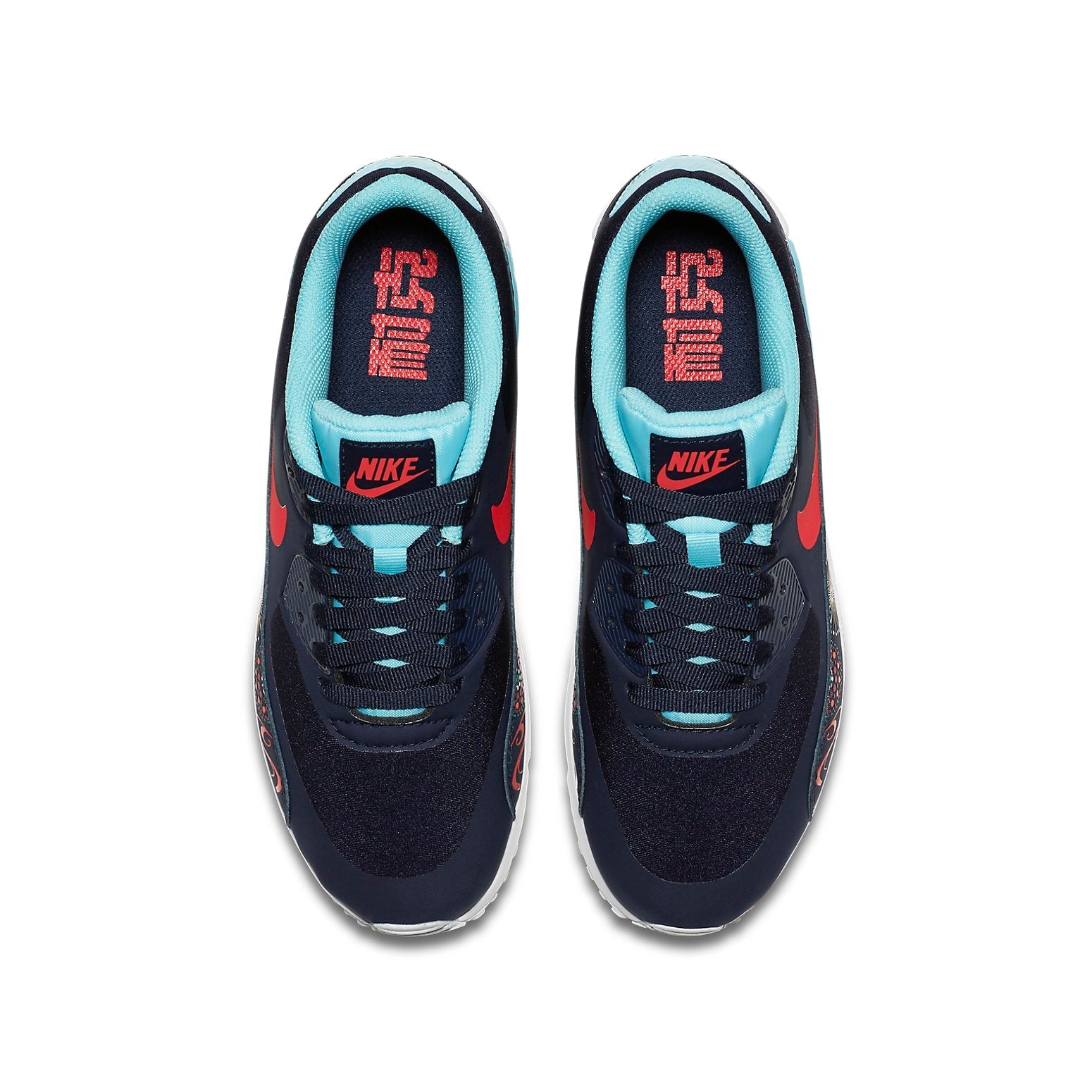(WMNS) Nike Air Max 90 Ultra 2.0 'Black Red Blue' AO2097-400