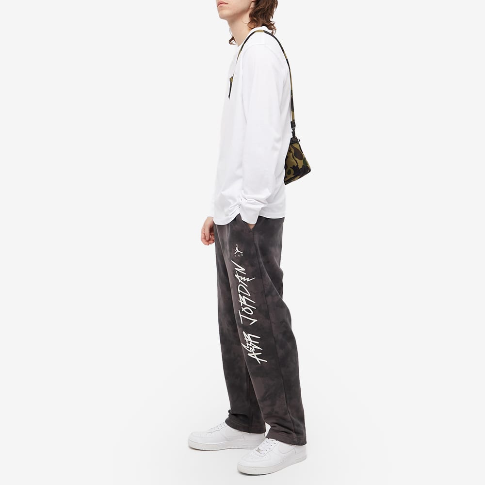 Air Jordan Tie Dye Alphabet Lacing Fleece Sports Pants Men's Brown DR2960-029