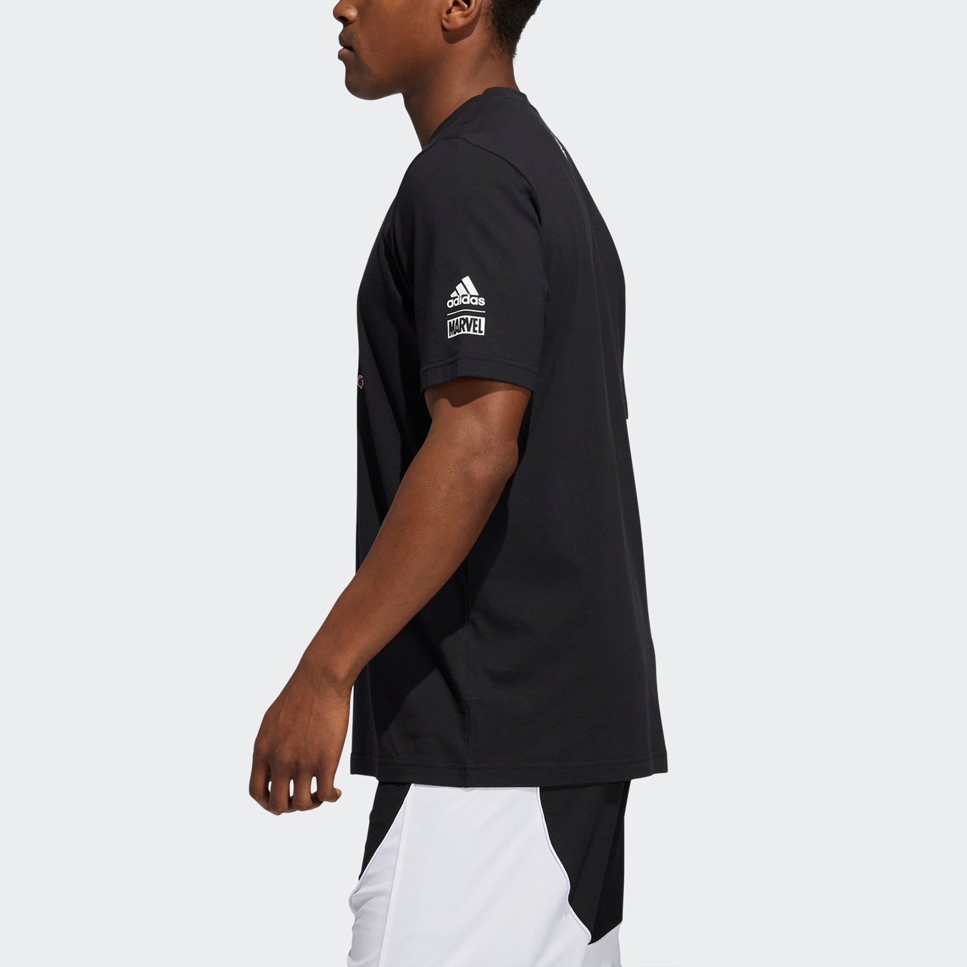 adidas Don Venom Tee Basketball Sports Short Sleeve Black GI8874
