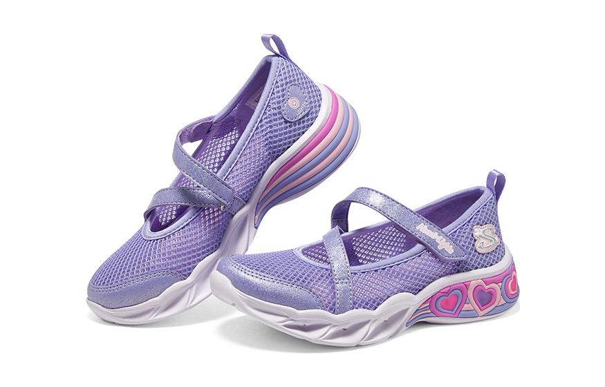 (GS) Skechers Sweetheart Lights 'Purple' 302568L-PERI