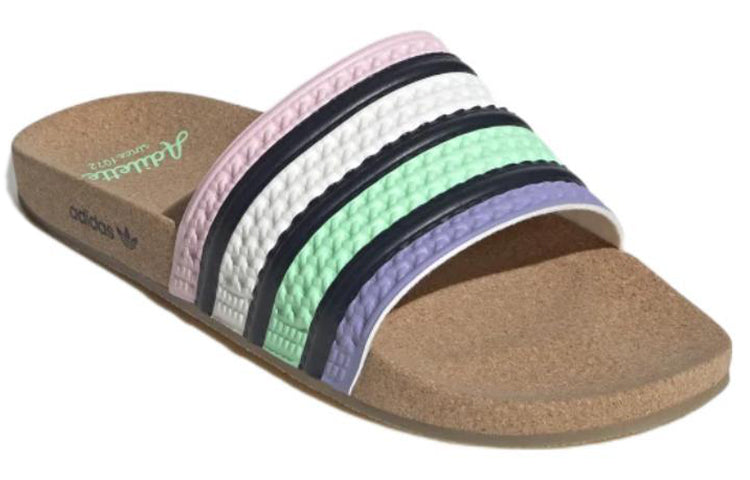 adidas Adilette Cork Slide 'Pulse Mint Legend Ink' GV7075