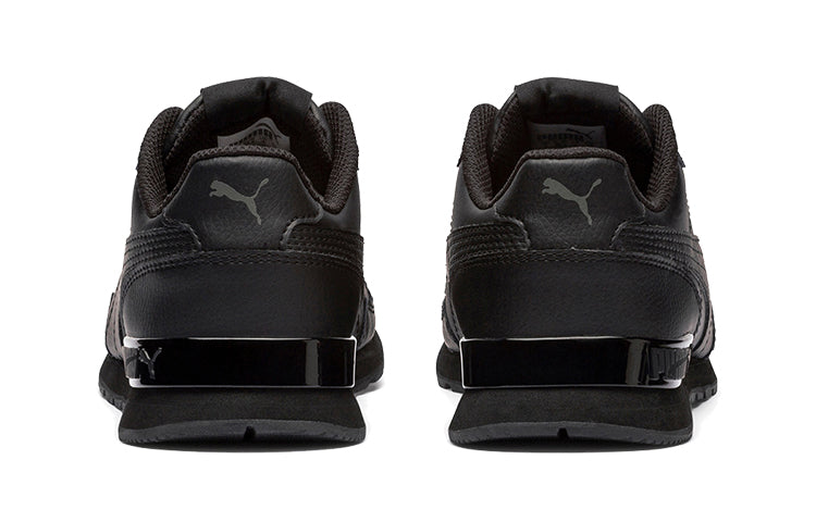 (GS) PUMA ST Runner V2 Leather Low Top Black 366959-01