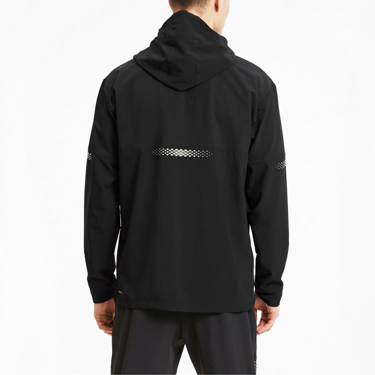 PUMA Runner ID Hooded Jacket 'Black' 519382-01