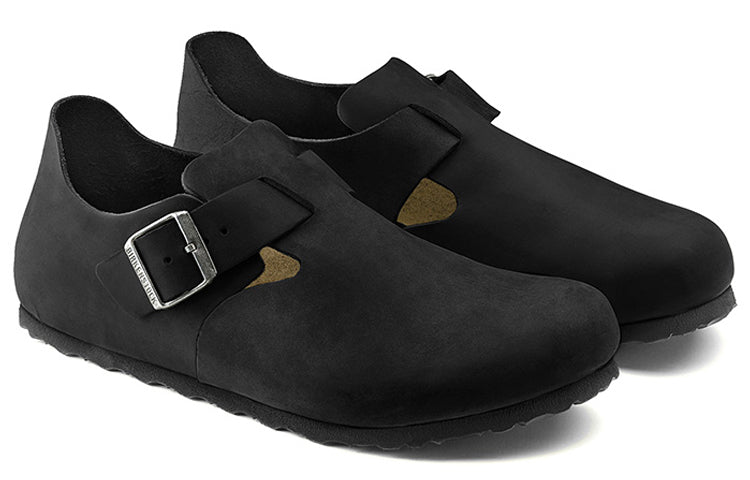 Birkenstock London Oiled Leather 'Black' 166541