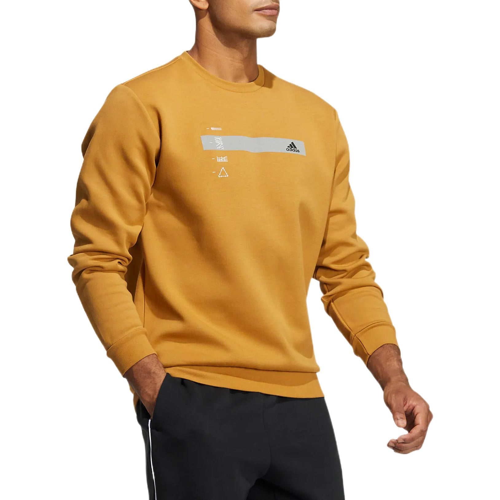 adidas Classic Gfx Crew Sweatshirt 'Orange' HN9020