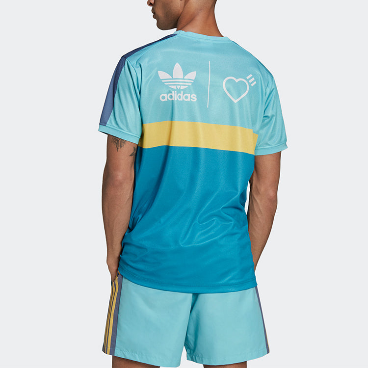 adidas x Human Made Graphic T-shirt 'Aqua' HA7923
