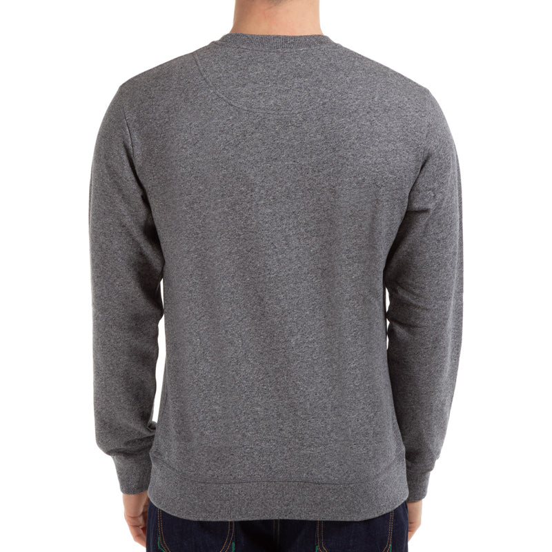 Men's KENZO Embroidered Cotton Long Sleeves Gray FA5-5SW001-4XA-98