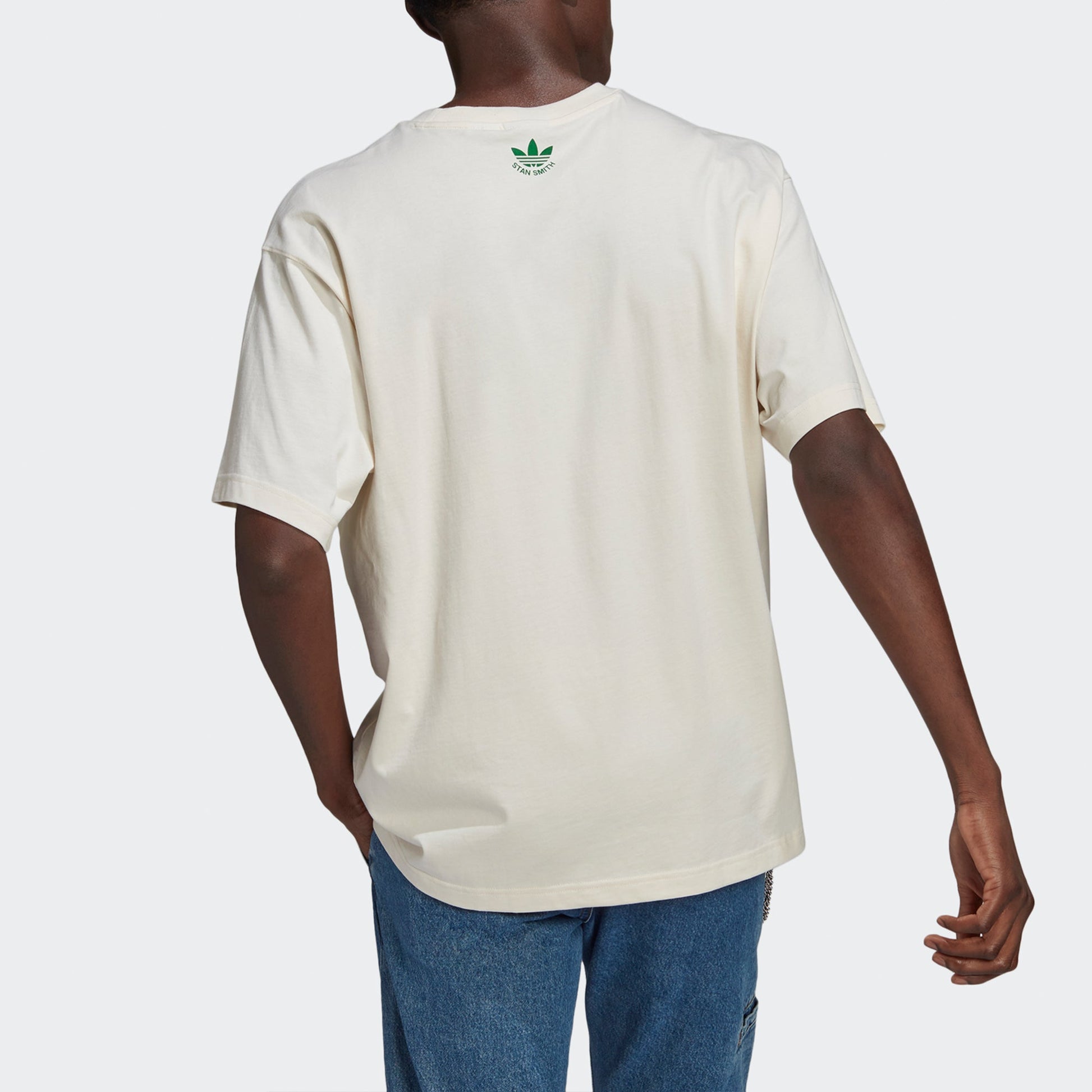 adidas originals Trfoil Stan Tee Logo Printing Sports Short Sleeve GQ8874