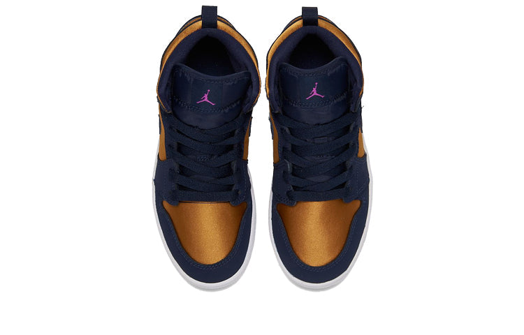 (PS) Air Jordan 1 Mid SE 'Stain Gold' BQ6932-401