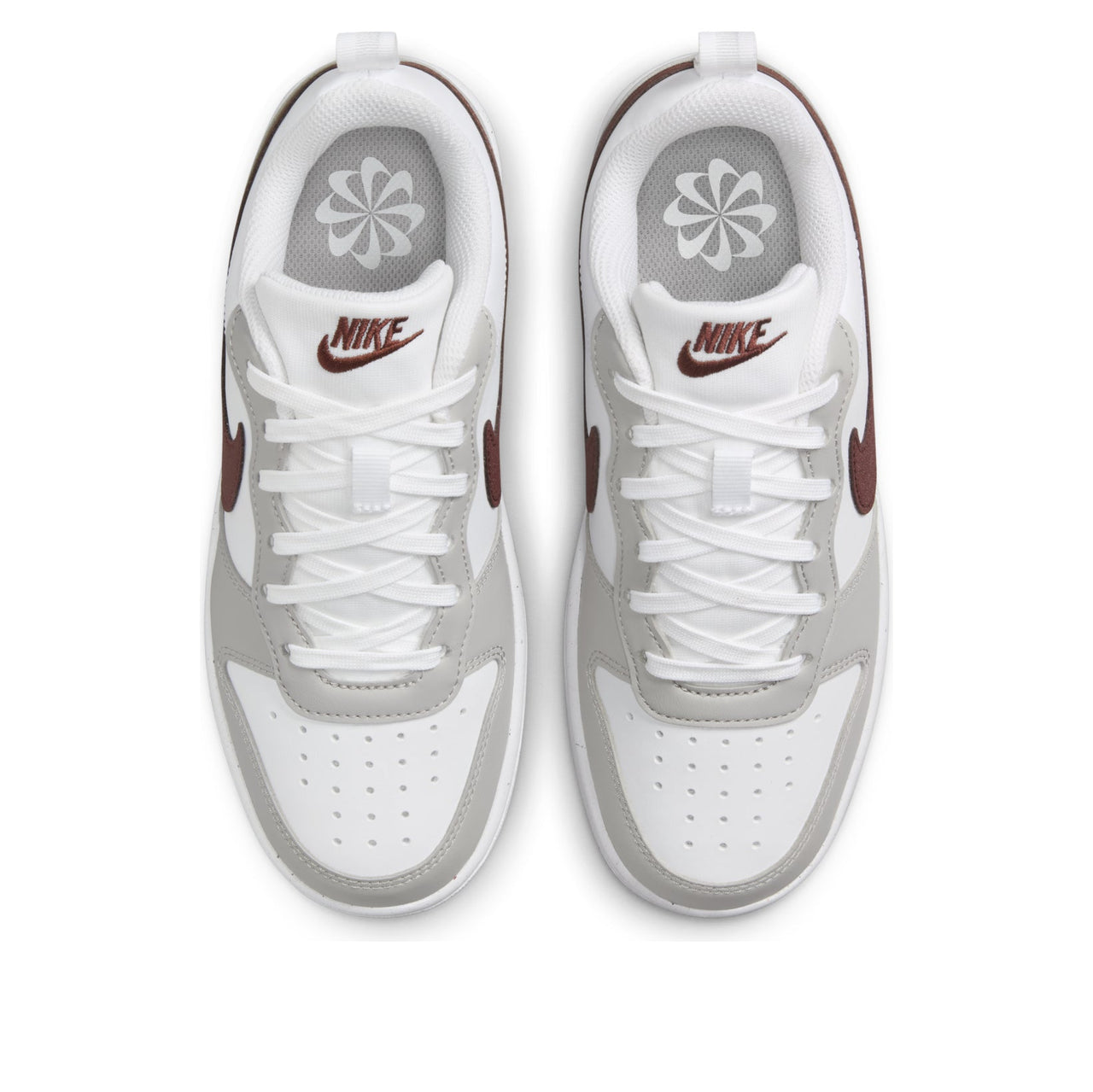 (GS) Nike Court Borough Receaft 'White Dark Pony Iron Ore' FZ1024-100