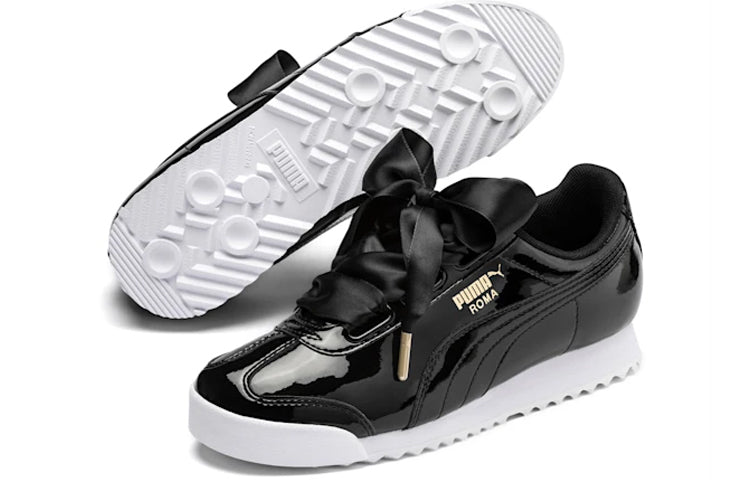 (WMNS) PUMA Roma Heart Patent Black 370175-02
