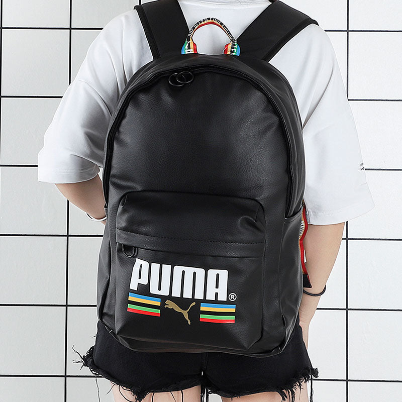 PUMA Originals PU Tailored for Sport Backpack 'Black White Yellow' 077783-01