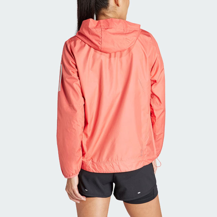 (WMNS) adidas Own The Run Jacket Asia Sizing 'Pink' IN1578