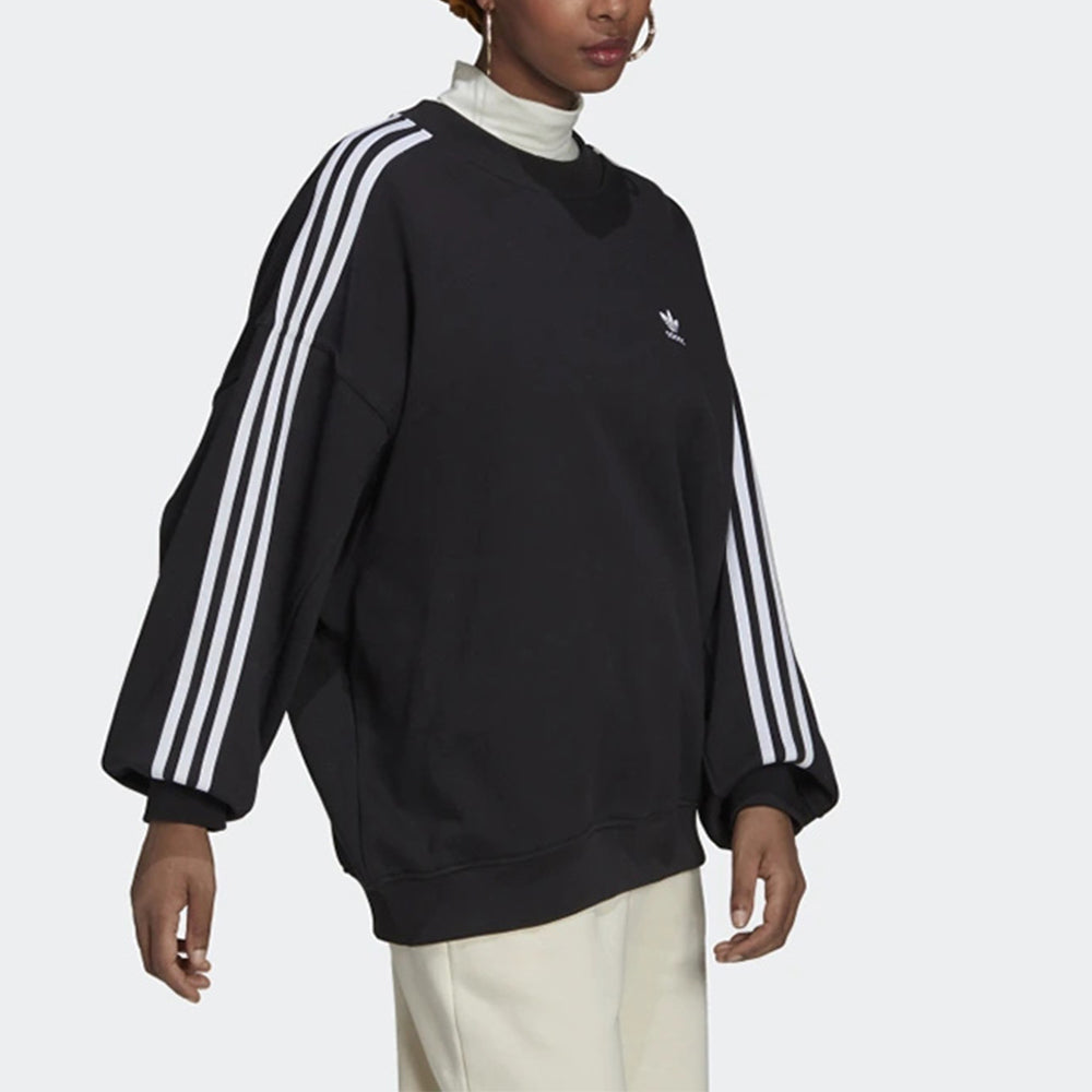 (WMNS) adidas Originals Adicolor Classics Oversized Sweatshirt 'Black' H33539