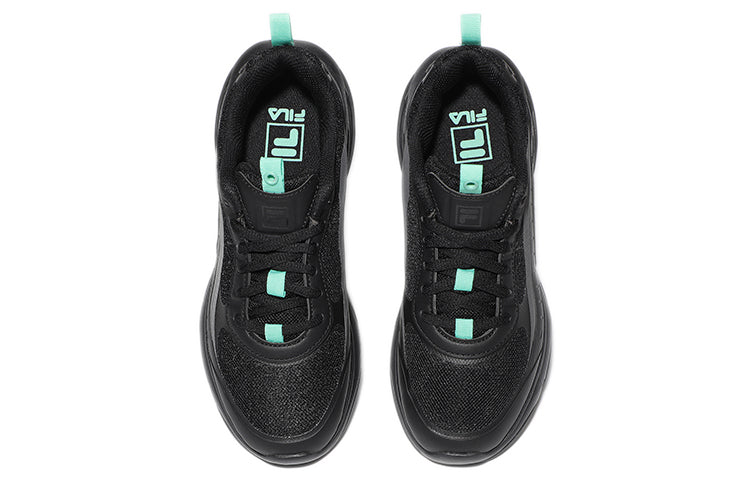 FILA Unisex Low-Top Running Shoes Black/Green 1RM01674D_001