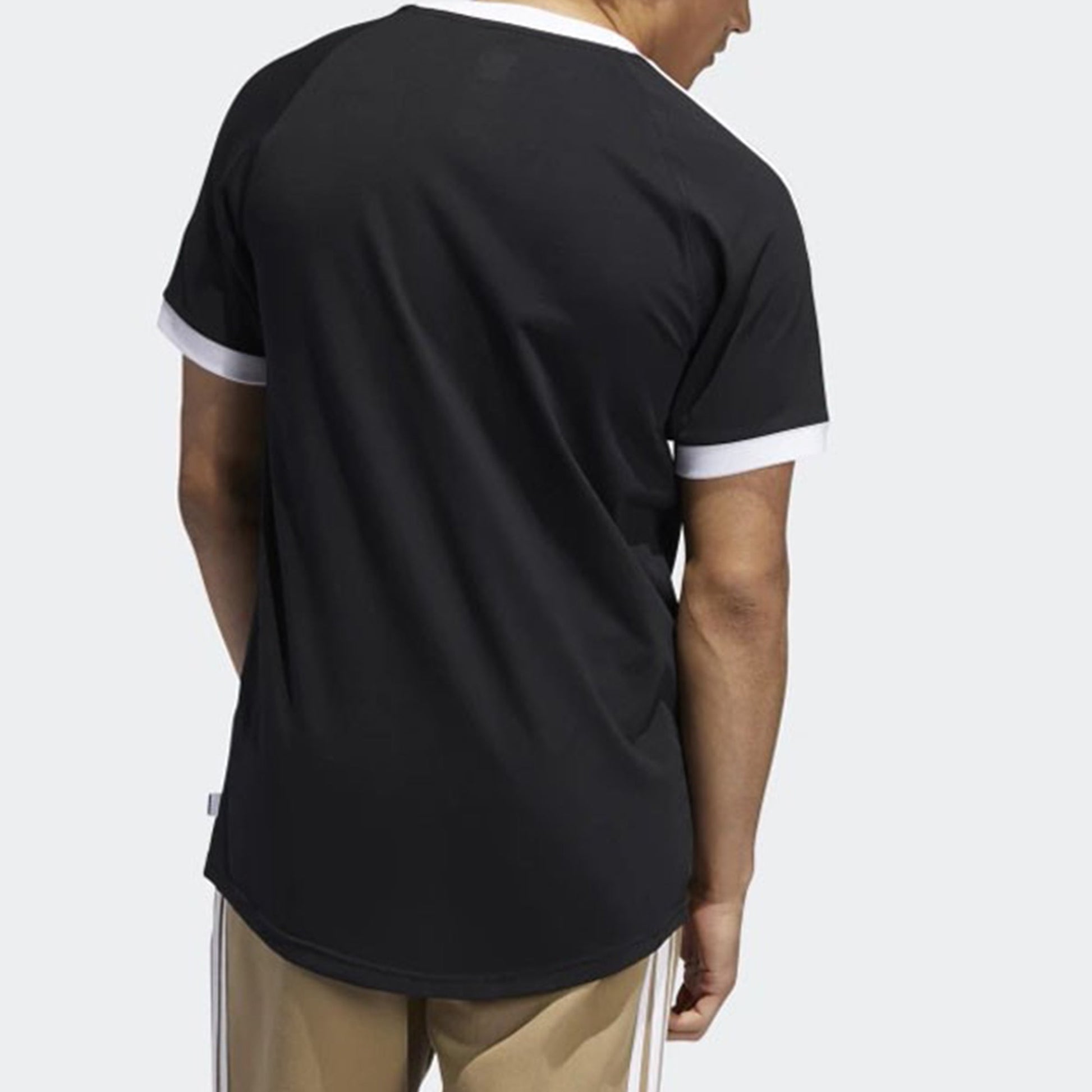 adidas originals Cali 2.0 Tee Casual Sports Round Neck Short Sleeve Black EC7375