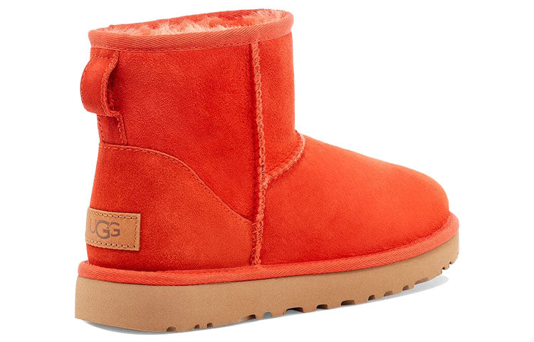(WMNS) UGG Classic Mini II Boot Snow Boots Orange 1016222-LFL